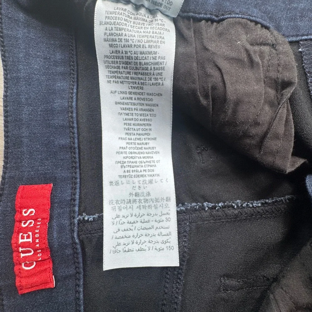 Guess Larissa Chain-Link Women‎ Dark Wash Skinny Jeans  Size 27
